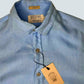 Cerulean Blue Linen Shirt